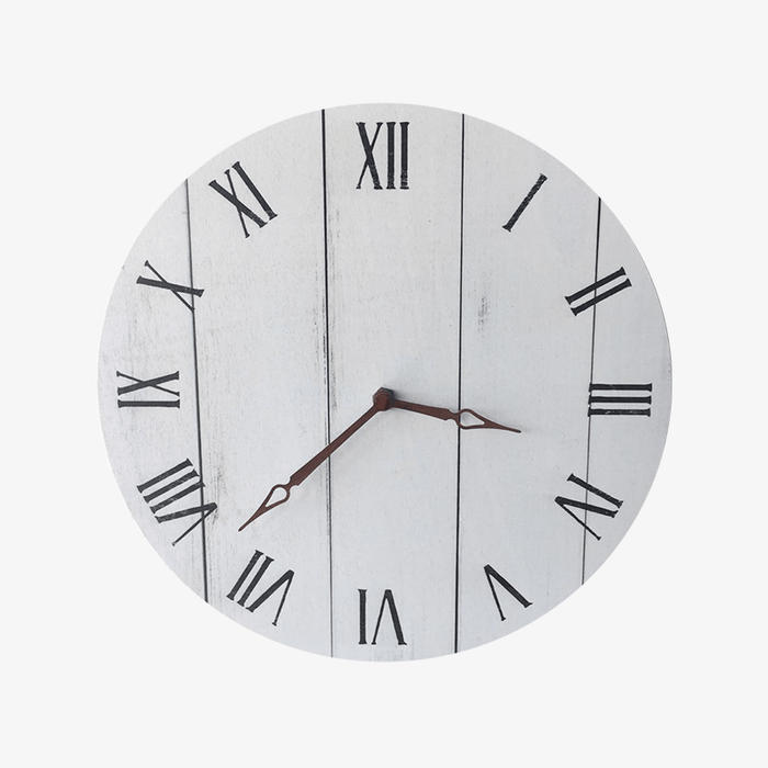 Horloge murale scandinave blanche - 28cm | Marco Lucetti