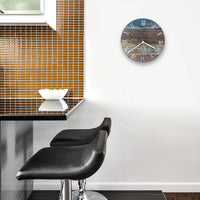 Horloge murale scandinave en bois coloré - Dimensions 28cm | Marco Lucetti