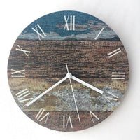 Horloge murale scandinave en bois coloré - Dimensions 28cm | Marco Lucetti