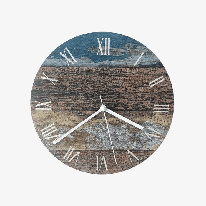 Horloge murale scandinave en bois coloré - Dimensions 28cm | Marco Lucetti