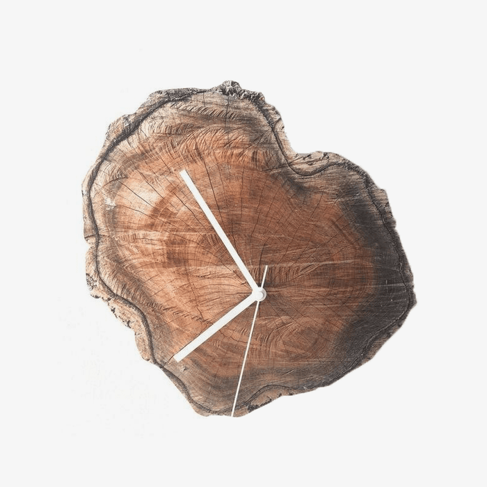 Horloge Murale Scandinave en Bois Foncé 28 cm - Hours | Marco Lucetti
