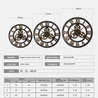 Horloge murale vintage Numeral en métal. | Marco Lucetti