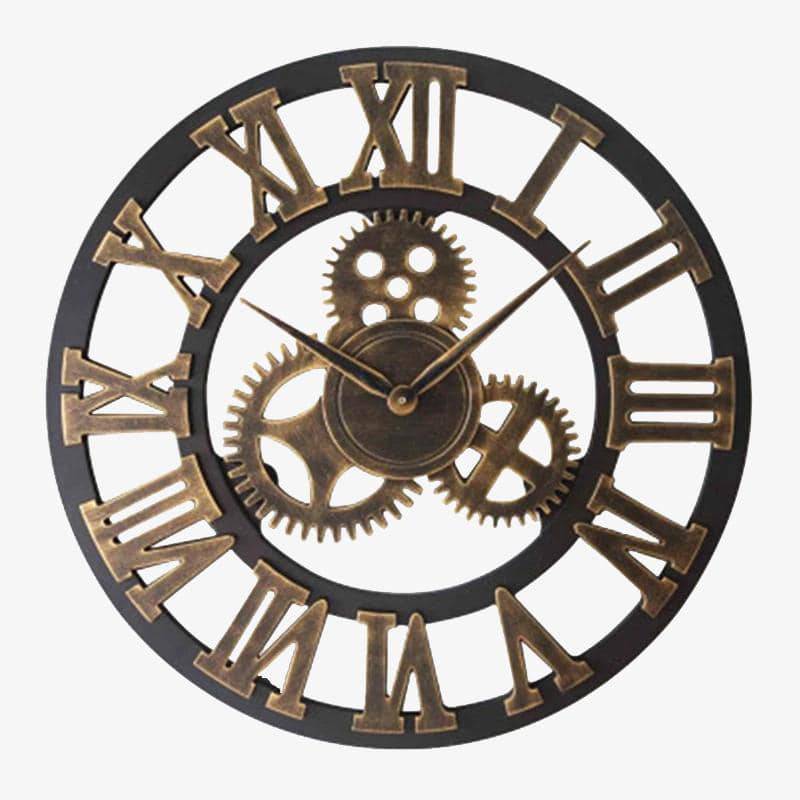 Horloge murale vintage Numeral en métal. | Marco Lucetti