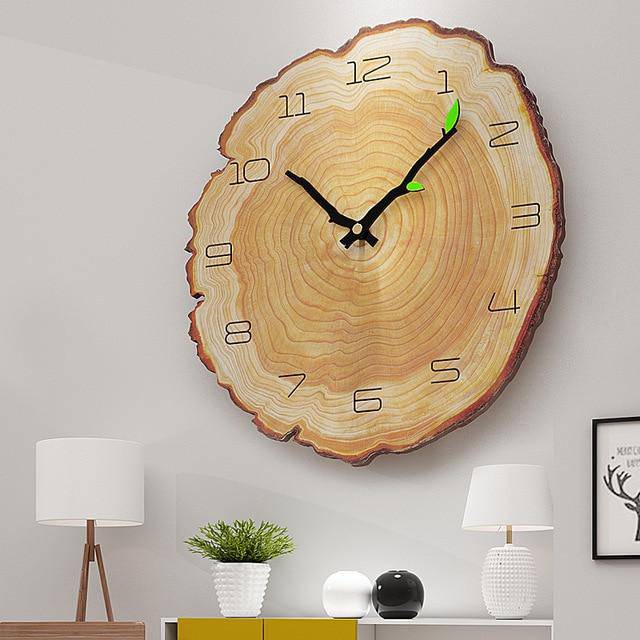 Horloge Sily - Style Tronc d'Arbre 30cm | Marco Lucetti