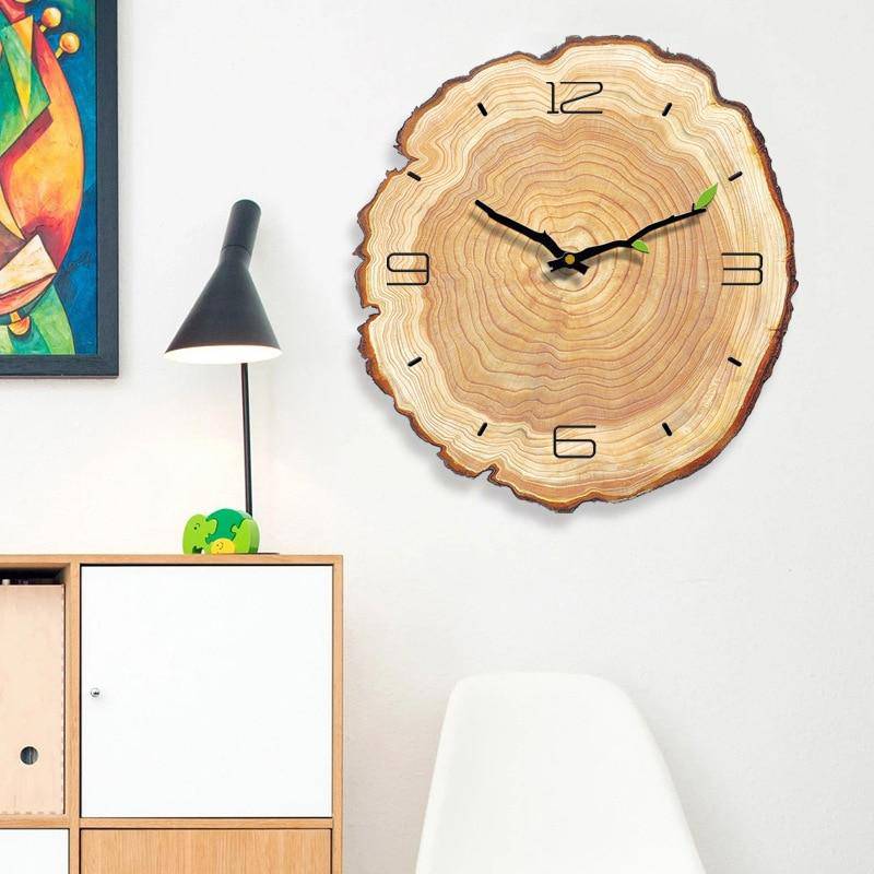 Horloge Sily - Style Tronc d'Arbre 30cm | Marco Lucetti