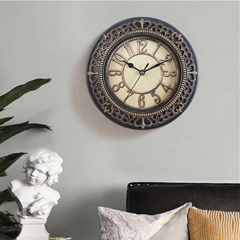 Horloge Vintage en Métal 25cm - Élégance Antique | Marco Lucetti