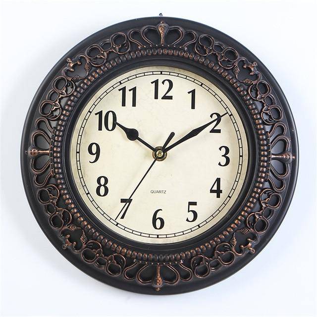 Horloge Vintage en Métal 25cm - Élégance Antique | Marco Lucetti A