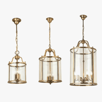 Hôtel de Style Américain: Hall, Allée, Couloir, Restaurant avec Cylindre en Verre, Cage à Oiseaux, et Lustres en Cuivre | Marco Lucetti