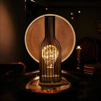 Indua - Lampe de chevet Design Industriel | Marco Lucetti Vin Rouge