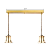 IWDH 2022 - Collection Nordika: Suspension Luminaire LED en Verre Cuivré | Marco Lucetti Verre 9 / 4W (MAX100W)