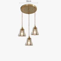 IWDH 2022 - Collection Nordika: Suspension Luminaire LED en Verre Cuivré