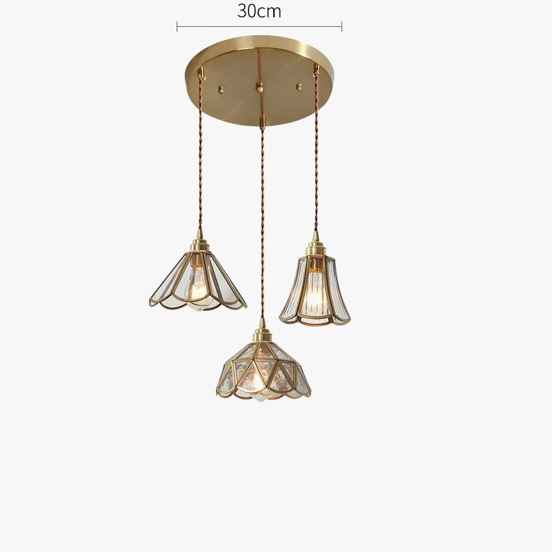 IWDH 2022 - Collection Nordika: Suspension Luminaire LED en Verre Cuivré
