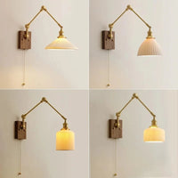 iwhd Applique murale LED pivotante en cuivre avec interrupteur à chaîne | Marco Lucetti