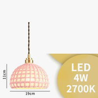 Suspension LED Blanc en Céramique - Style Nordique Moderne - Cuivre Suspension Lampe
