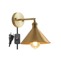 IWHD nordique moderne cuivre applique murale LED - Éclairage intérieur haut de gamme | Marco Lucetti