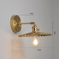 IWHD nordique moderne cuivre applique murale LED - Éclairage intérieur haut de gamme | Marco Lucetti