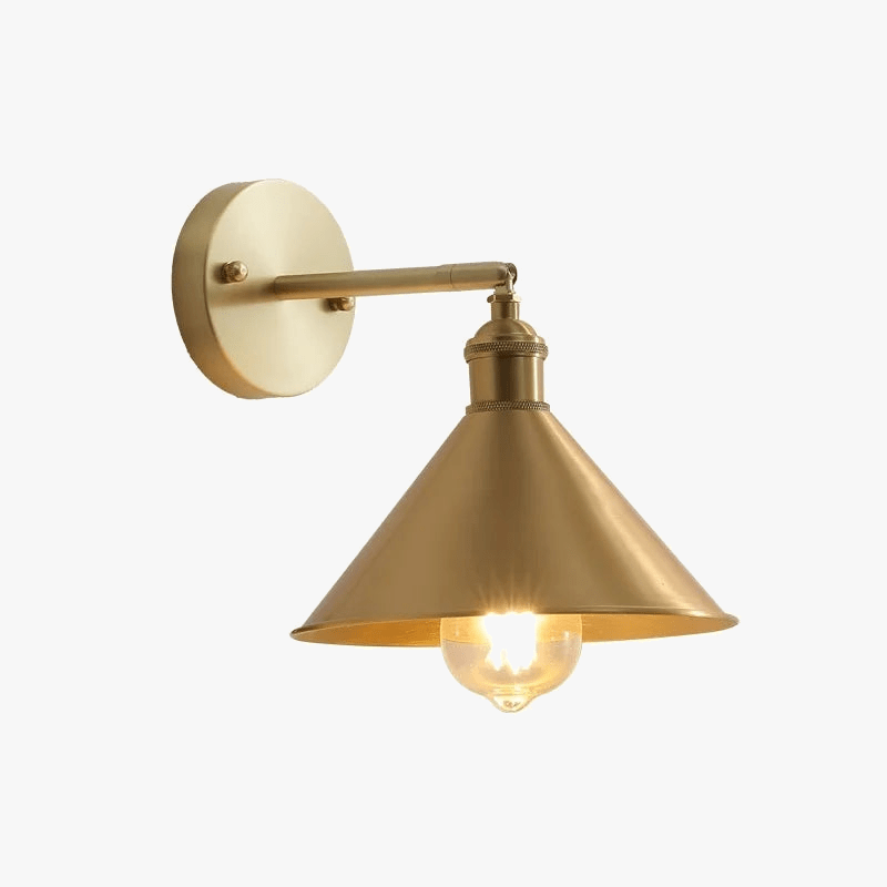 IWHD nordique moderne cuivre applique murale LED - Éclairage intérieur haut de gamme | Marco Lucetti