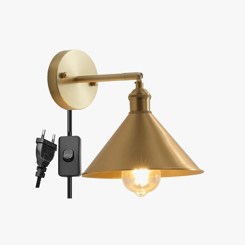 IWHD nordique moderne cuivre applique murale LED - Éclairage intérieur haut de gamme | Marco Lucetti