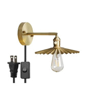 IWHD nordique moderne cuivre applique murale LED - Éclairage intérieur haut de gamme | Marco Lucetti Prise américaine 1 / 4W (max100w)