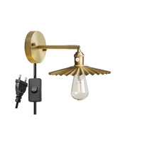 IWHD nordique moderne cuivre applique murale LED - Éclairage intérieur haut de gamme | Marco Lucetti Prise UE 1 / 4W (max100w)