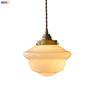 iwhd Suspension LED - Verre et Cuivre - Style Nordique Moderne