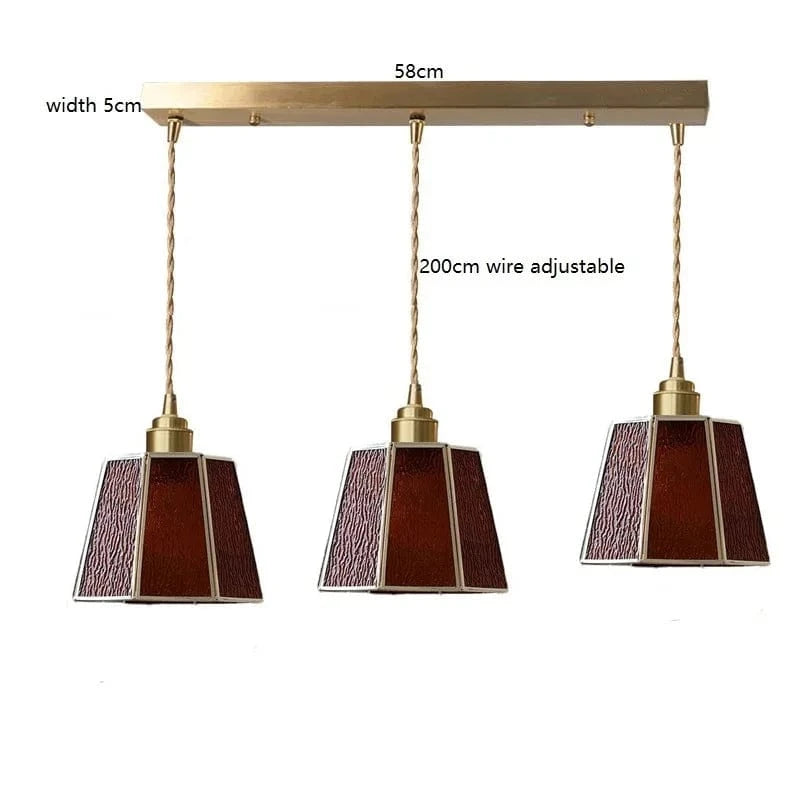 iwhd : Suspension LED Moderne de Style Nordique Vintage Américain | Marco Lucetti 3 têtes 11 / 4W (MAX100W)