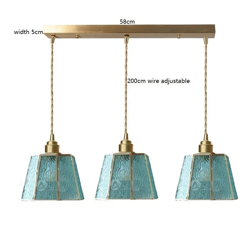 iwhd : Suspension LED Moderne de Style Nordique Vintage Américain | Marco Lucetti 3 têtes 12 / 4W (MAX100W)