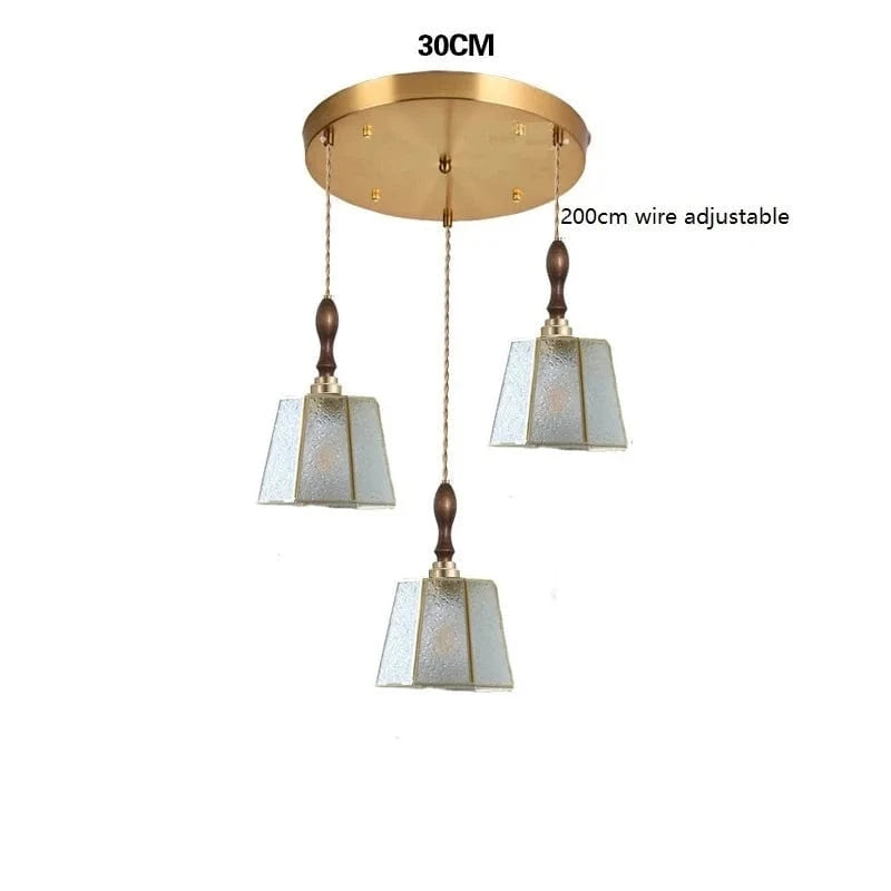 iwhd : Suspension LED Moderne de Style Nordique Vintage Américain | Marco Lucetti 3 têtes 13 / 4W (MAX100W)