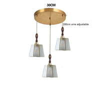 iwhd : Suspension LED Moderne de Style Nordique Vintage Américain | Marco Lucetti 3 têtes 13 / 4W (MAX100W)