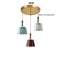 iwhd : Suspension LED Moderne de Style Nordique Vintage Américain | Marco Lucetti 3 têtes 14 / 4W (MAX100W)