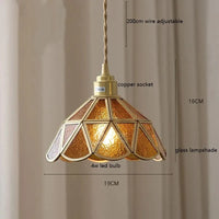 iwhd : Suspension LED Moderne de Style Nordique Vintage Américain | Marco Lucetti Ambre 1 / 4W (MAX100W)