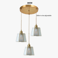 iwhd : Suspension LED Moderne de Style Nordique Vintage Américain