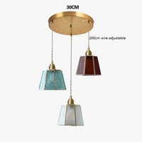 iwhd : Suspension LED Moderne de Style Nordique Vintage Américain