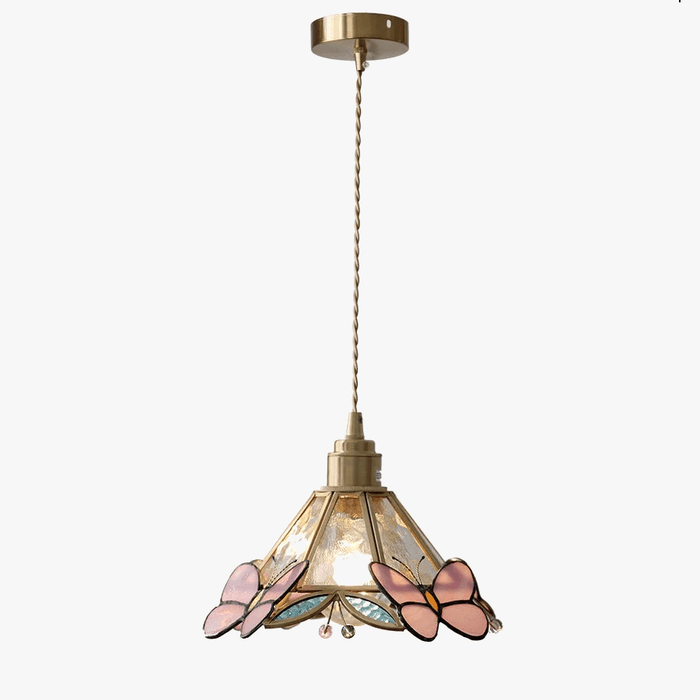IWHDLife Lampe à Main LED Moderne en Verre Cuivre Papillon | Marco Lucetti