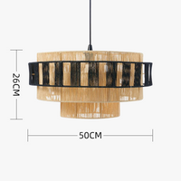 Suspension LOFT Japonais en Bambou Design