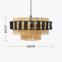 Suspension LOFT Japonais en Bambou Design