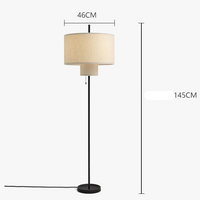 Lampadaire japonais rétro minimaliste