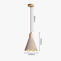 Suspension Japonais Wabi Sabi - lumières nordique minimaliste Led