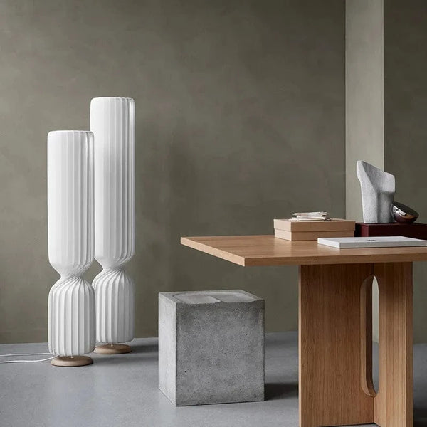 Lampadaire Blanc Japonais Moderne | Marco Lucetti