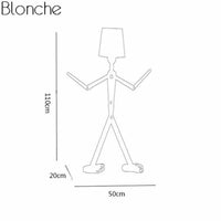 Lampadaire Bonhomme LED Moderne | Marco Lucetti