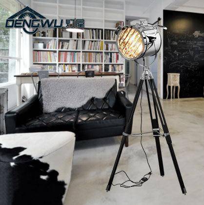 Lampadaire Chromé Industriel Studio | Marco Lucetti