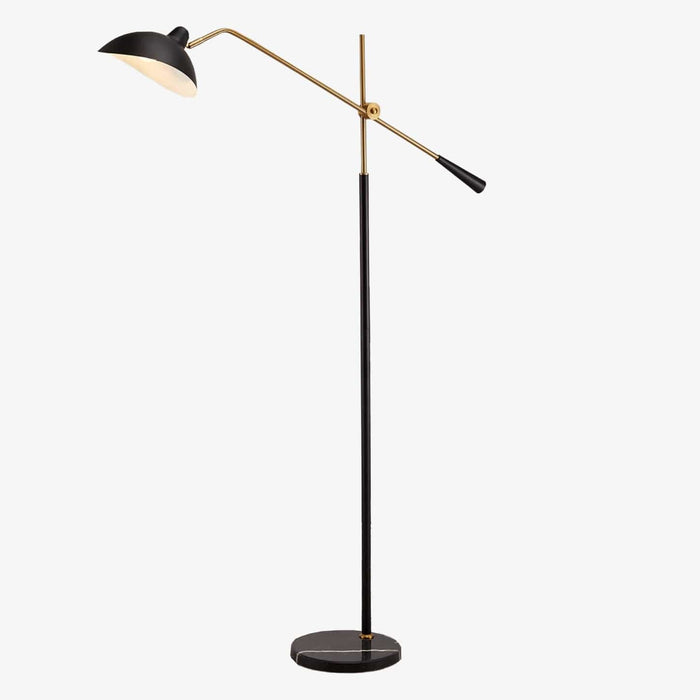 Lampadaire Clizia : Style Industriel et socle en Marbre | Marco Lucetti Avec ampoule
