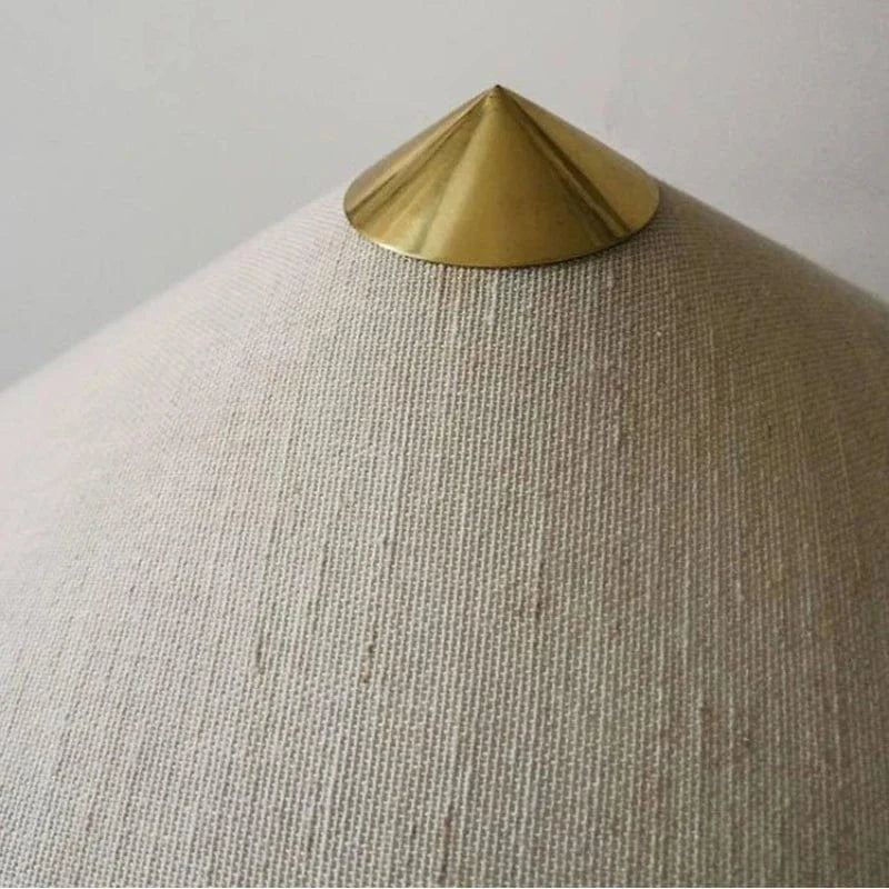 Lampadaire Coinqieu Japonais en Rotin Tissé | Marco Lucetti