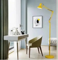 Lampadaire de croissance mécanique amélioré avec bras télescopique ultra-long | Marco Lucetti Jaune / Lumière chaude