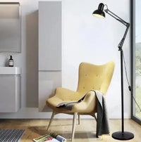 Lampadaire de croissance mécanique amélioré avec bras télescopique ultra-long | Marco Lucetti Noir / Lumière froide