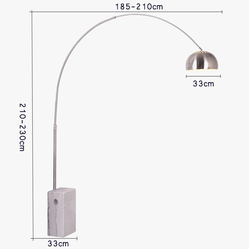 Lampadaire de pêche design italien-nordique minimaliste