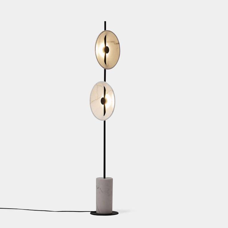 Lampadaire design à LED Tripot en marbre | Marco Lucetti