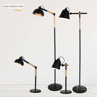 Lampadaire design ajustable en bois et métal "Floor" | Marco Lucetti