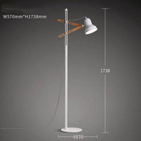 Lampadaire Design avec Épingles en Bois - Personality | Marco Lucetti 1 lampe - Froide