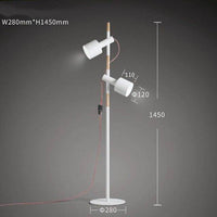 Lampadaire Design avec Épingles en Bois - Personality | Marco Lucetti 2 lampes - Froide